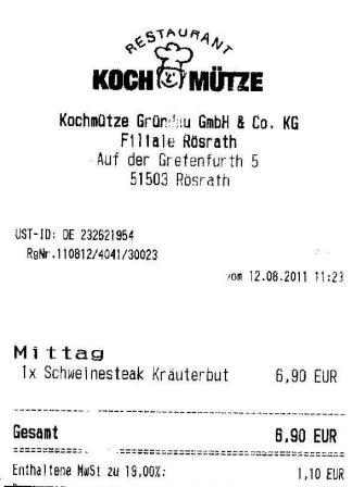 nrvt Hffner Kochmtze Restaurant